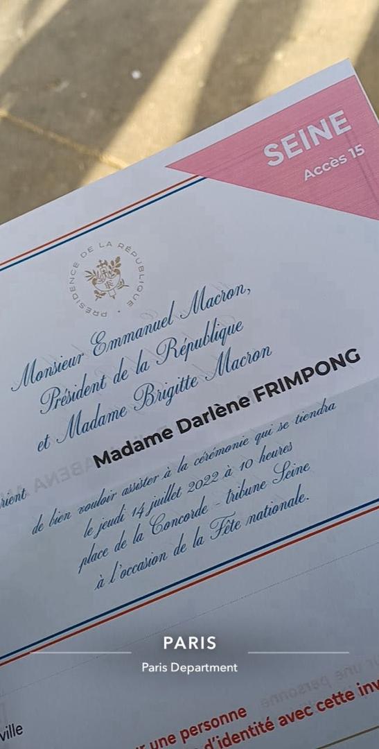 French Republic Bastille Day 2022 invitation