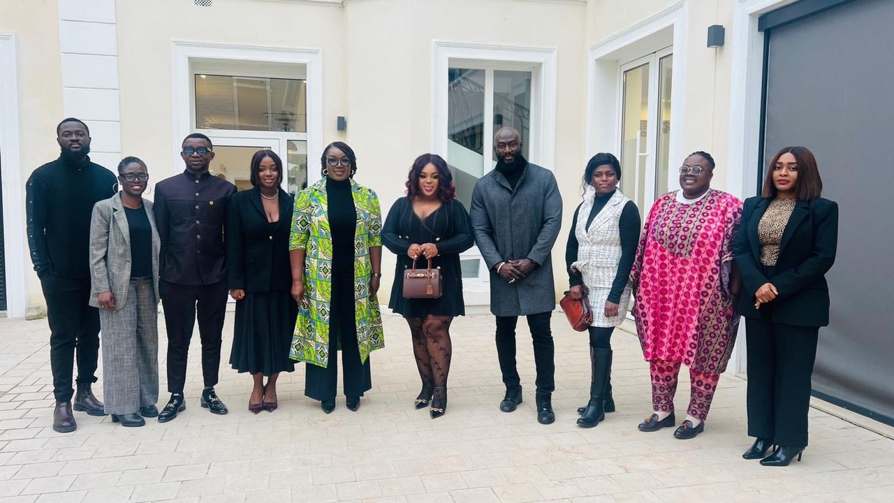 Ghana Youth United board meeting at the Ghanaian embassy